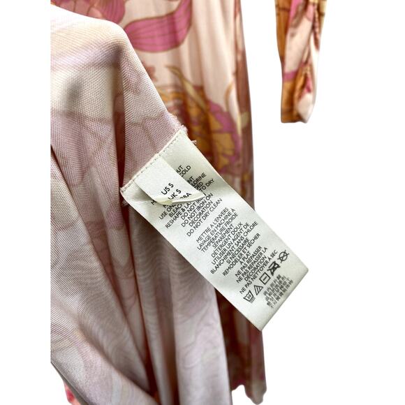 Free People Pink Orange Floral Maxi Dress - Picture 5 of 5